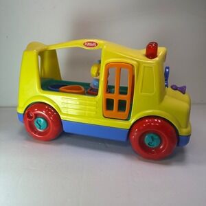 Playskool Yellow School Bus Toy with Driver Figure and Accessories